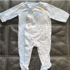 First Moments 3-6 month Baby Boy Snap Up Pajamas